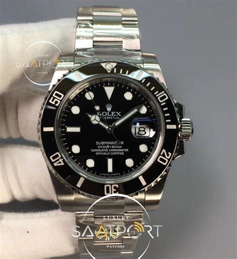 arf factory rolex ref.116610 submariner black in 904l steel review|Rolex hulk submariner history.